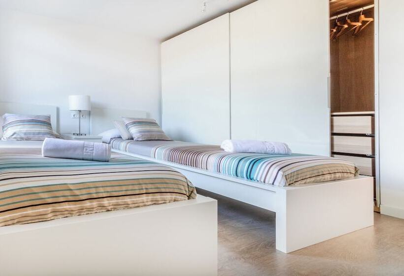2침실 디럭스 아파트 바다 전망, Agaró Cambrils Apartments