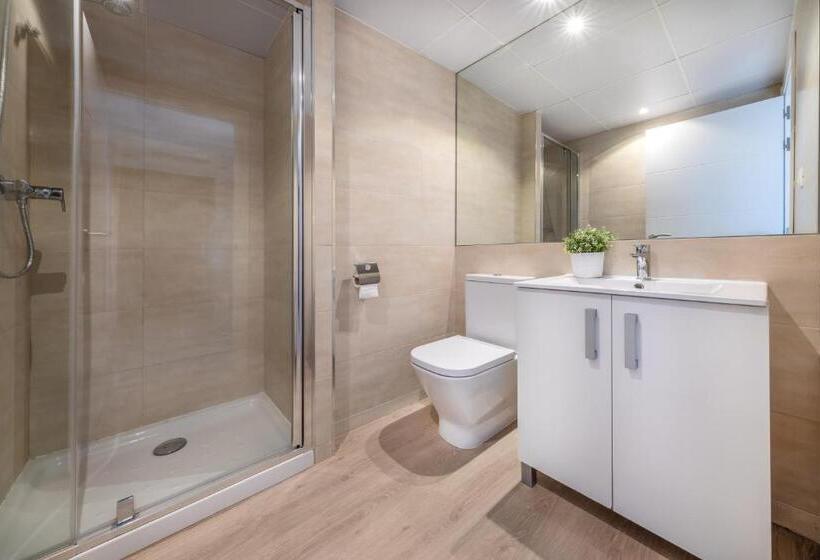 2침실 디럭스 아파트 바다 전망, Agaró Cambrils Apartments