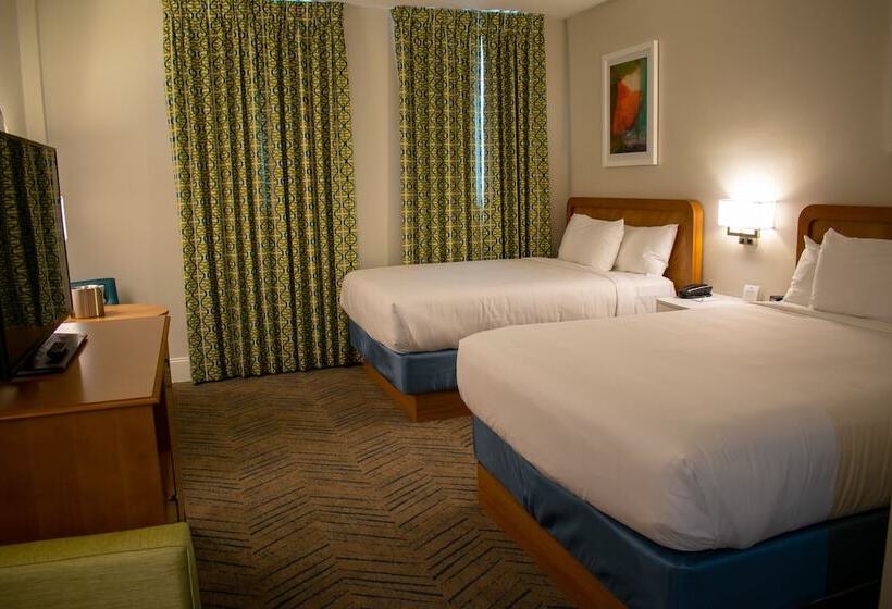Номер Стандарт 2 Двуспальные Кровати, Oasis Resort Gulfport