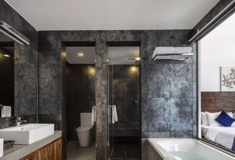 바다 전망 디럭스 3인룸, Serendivi Resort Villa