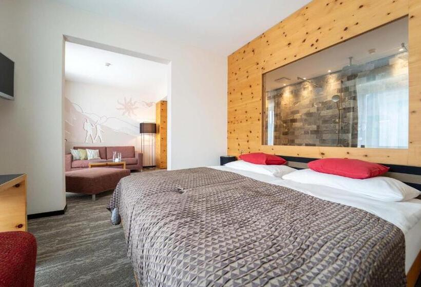 Люкс Вид на Горы, Sporthotel Pontresina