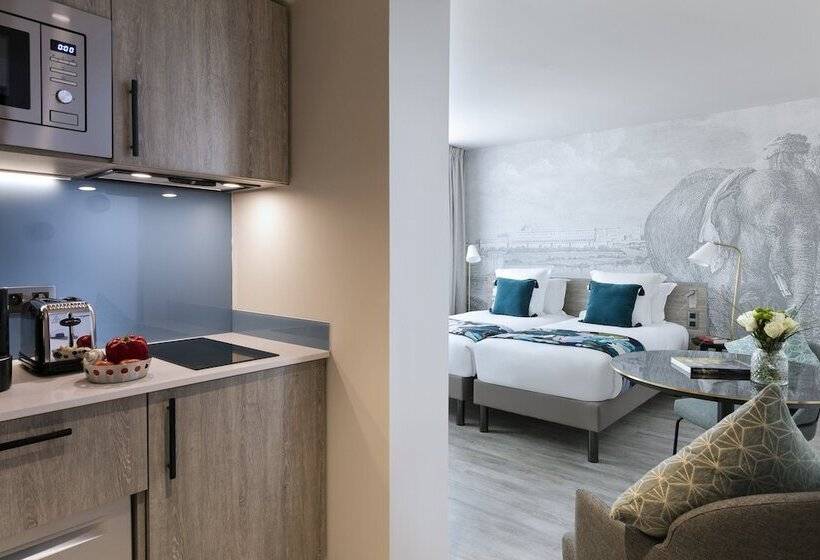 Студия Deluxe, Citadines Confluent Nantes
