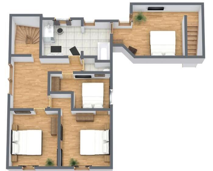 Дом 4 Спальни, Aparthotel Herzblick Gmbh
