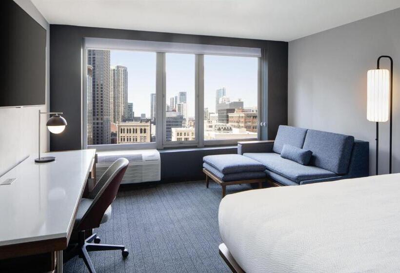 Quarto Standard Cama King para Deficientes, Courtyard By Marriott Chicago Downtown/river North