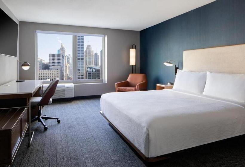 Quarto Standard Cama King para Deficientes, Courtyard By Marriott Chicago Downtown/river North