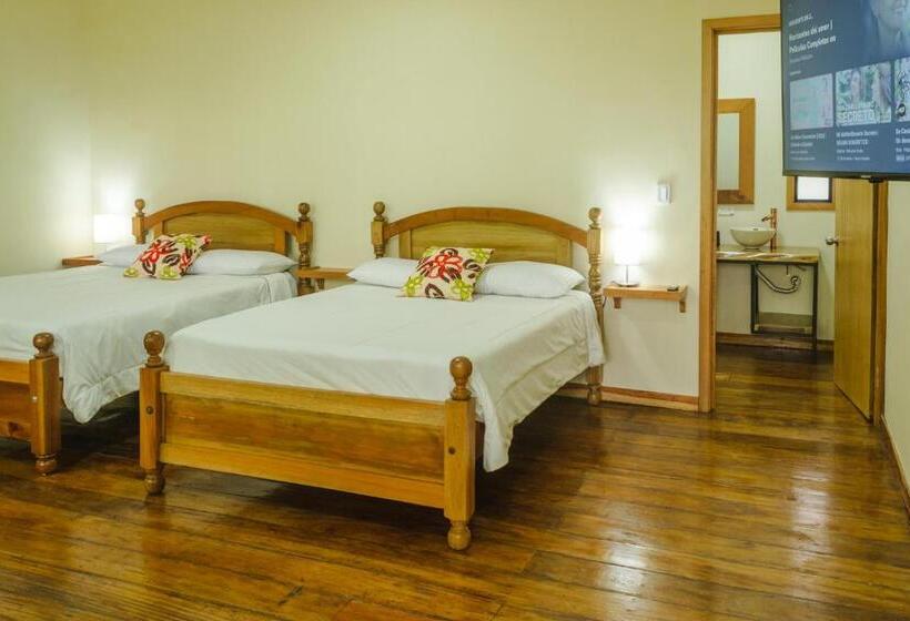 带2个双人床的标准工作室, El Edén Country Hotel Y Club Residencial
