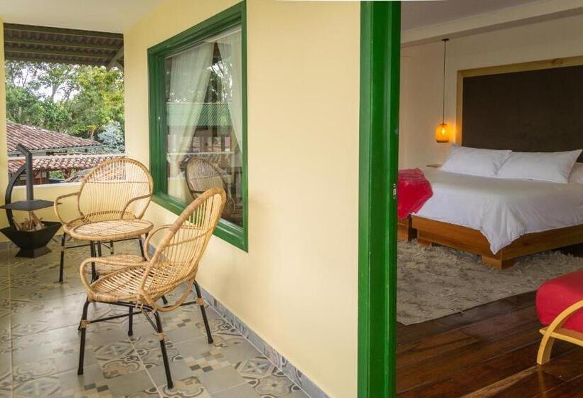 带大床的套房, El Edén Country Hotel Y Club Residencial