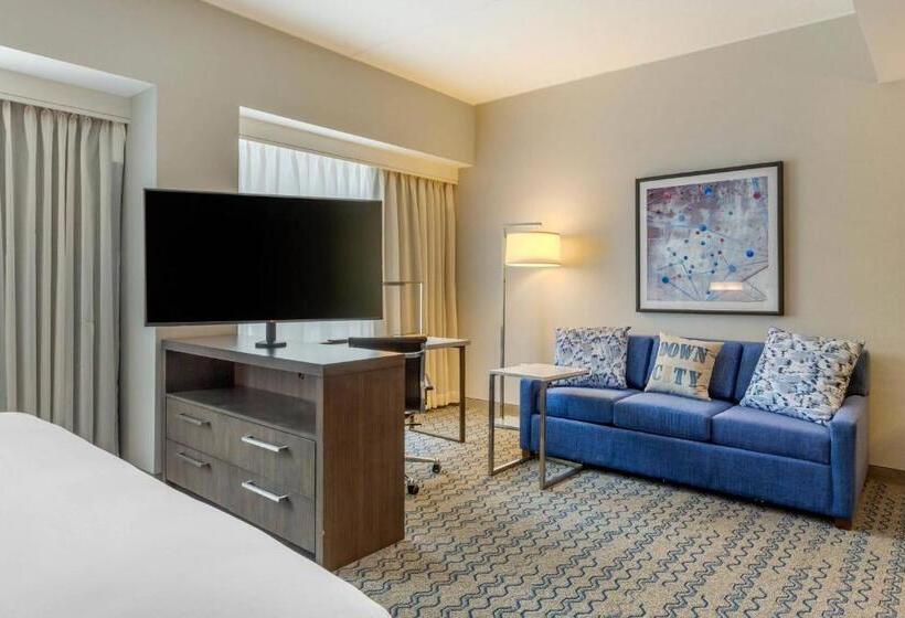 キングサイドベッドのスタンダードワンルーム, Residence Inn Providence Downtown