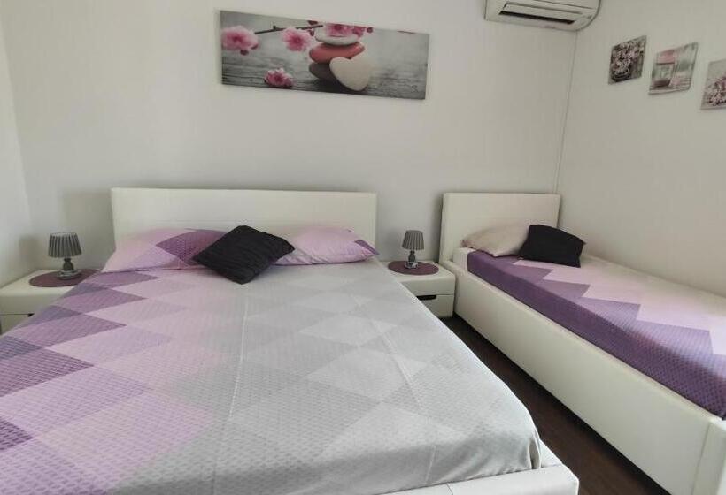 3 Bett Standardzimmer Balkon, Viktor Rooms And Apartments