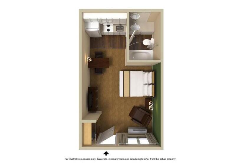 Студия Стандарт, Extended Stay America Suites   Charleston   North Charleston