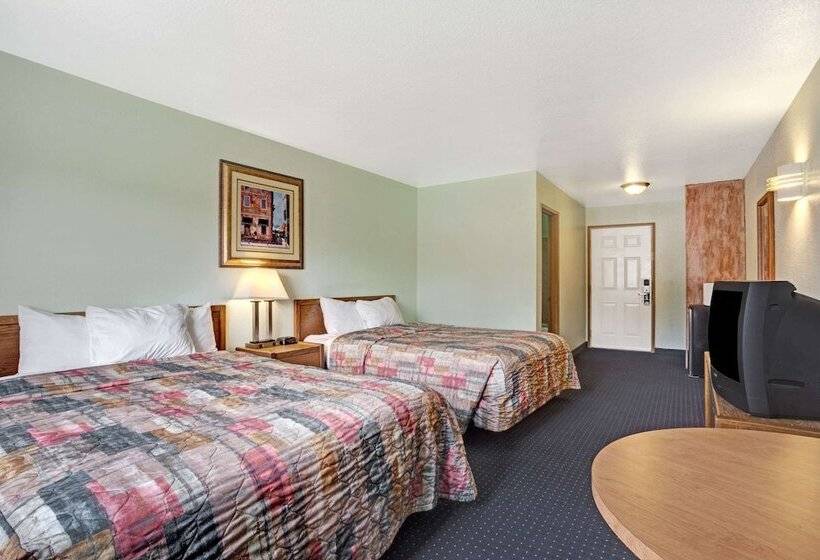 ２ダブルベッドのスタンダードルーム, Travelodge By Wyndham Seattle North Of Downtown