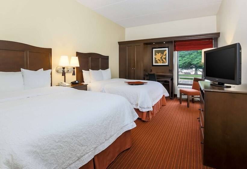스탠다드 룸 더블 침대 2개, Hampton Inn Champaign/urbana