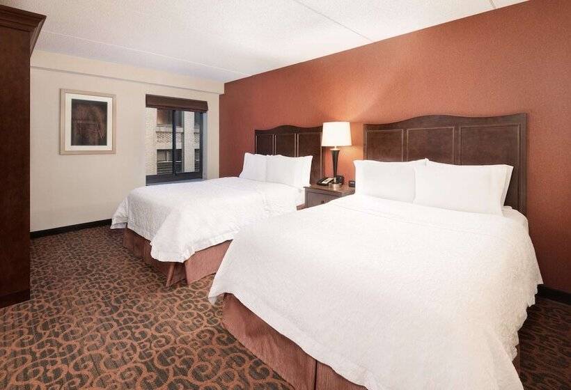 Номер Стандарт 2 Двуспальные Кровати, Hampton Inn Clevelanddowntown