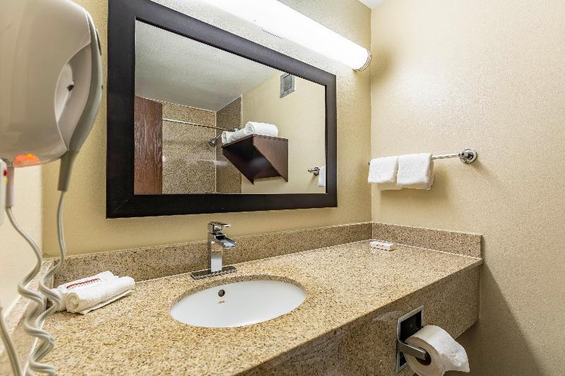 带大床的高级房间, Red Roof Inn Plus & Suites Houston   Iah Airport Sw