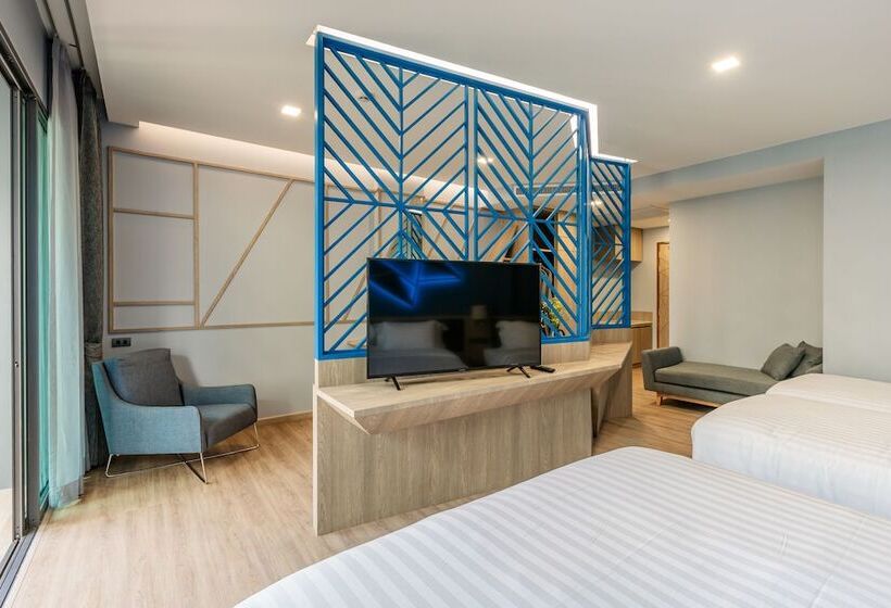 디럭스 4인 룸, Bluesotel Smart Krabi Aonang Beach   Adults Only   Sha Extra Plus