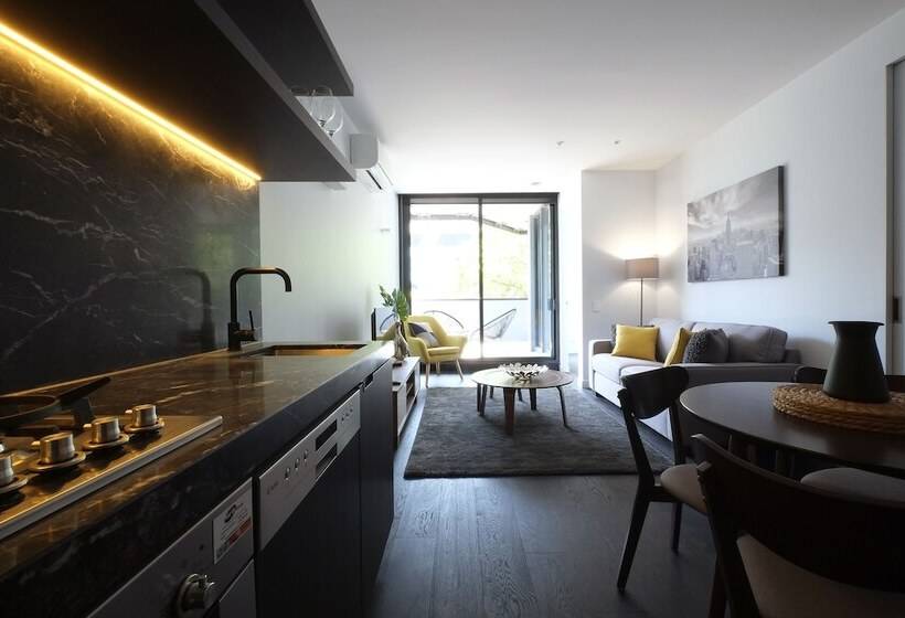 침실 1개 이그제큐티브 아파트, Turnkey Accommodation  North Melbourne