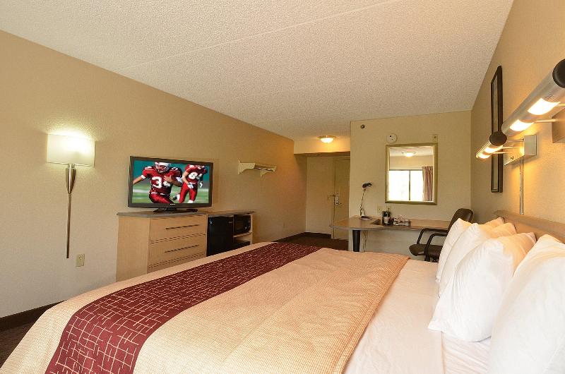 디럭스 룸 킹사이즈 침대, Red Roof Inn San Antonio  Airport