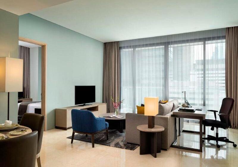 带大床的套房, Mangkuluhur Residences By Lorin