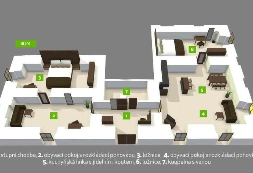 Family Suite, Residence Hluboká