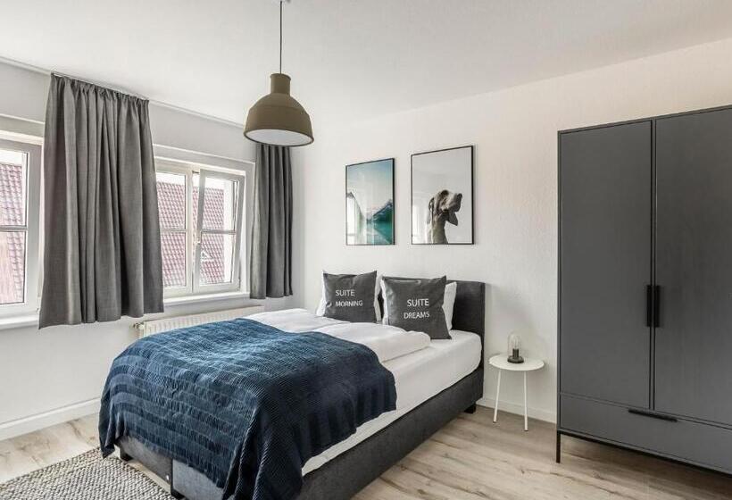 带2个卧室的套房, Limehome Zwickau Dr. Friedrichs Ring
