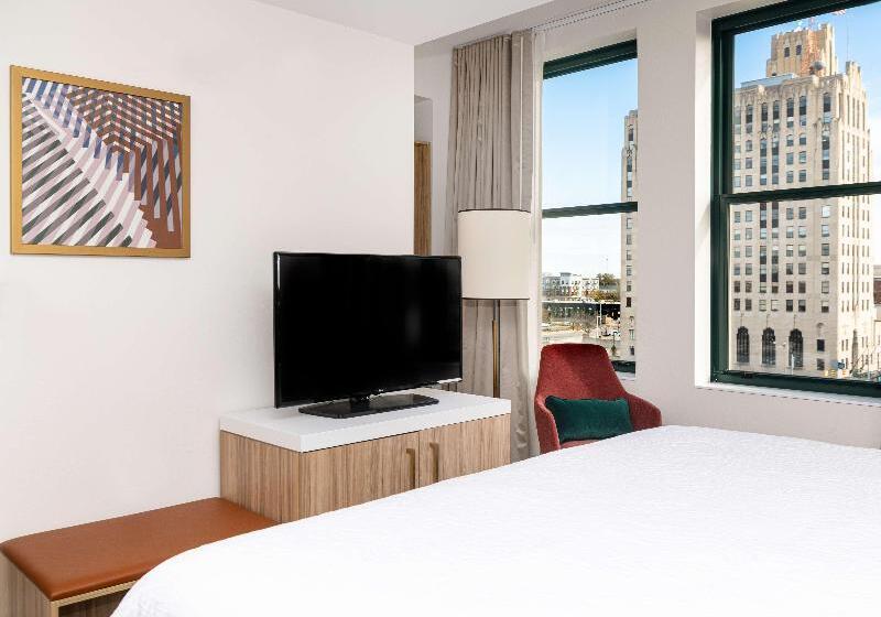 Стандартный Номер Кровать Кинг, Hilton Garden Inn Flint Downtown