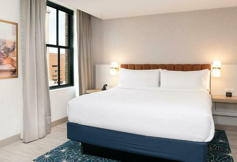 Стандартный Номер Кровать Кинг, Hilton Garden Inn Flint Downtown