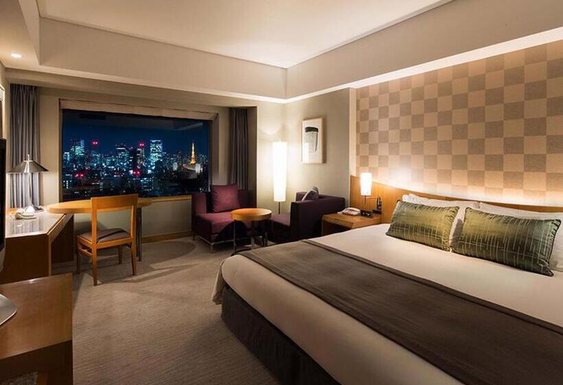 اتاق لوکس با تخت بزرگ, Cerulean Tower Tokyu Hotel, A Pan Pacific Partner