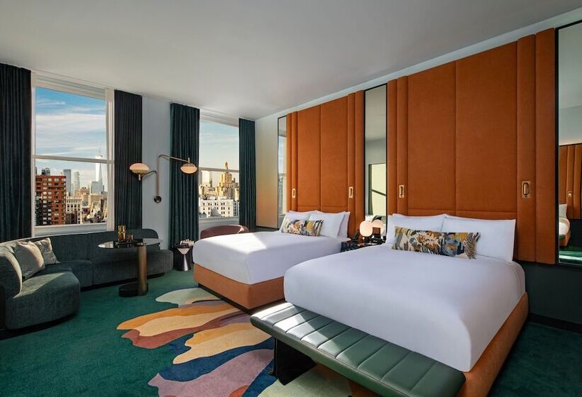 带2个双人床的标准工作室, W New York  Union Square