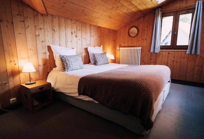 اتاق استاندارد با بالکن, Chalet Hôtel Gai Soleil