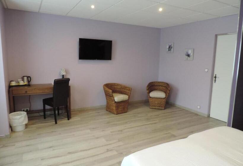 디럭스 룸 킹사이즈 침대, Hôtel Lac Et Forêt