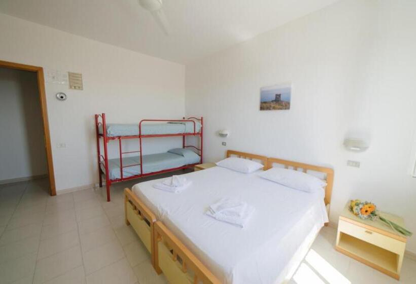 اتاق استاندارد چهار تخته, Albergo Marla