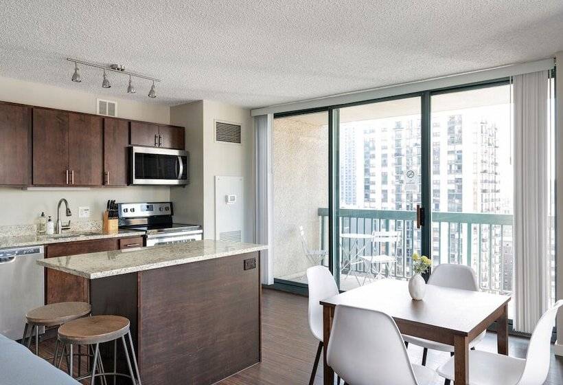 Apartamento Clássico 1 Quarto, Kasa Magnificent Mile Chicago