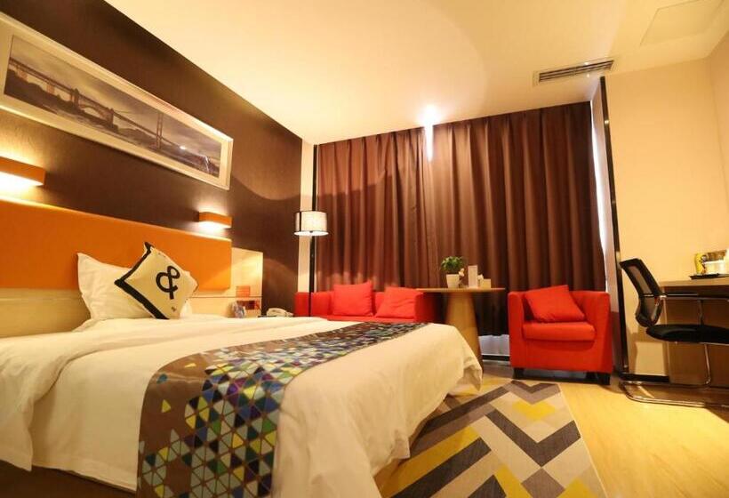 Номер Superior, 7days Premium Deyang Shifang Square Branch