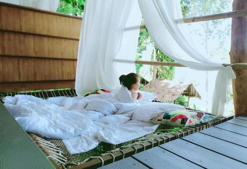 キングサイズベッドのデラックスルーム, Nan De Panna Resort And Spa