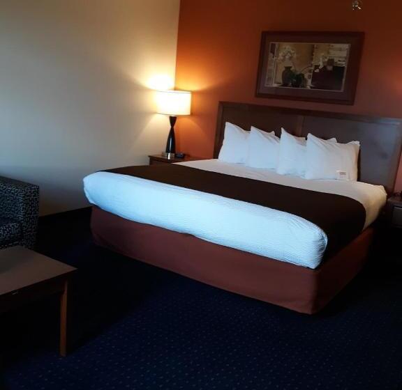 适合残疾人士使用的带超级大床的标准间, Americinn By Wyndham Cedar Rapids Airport