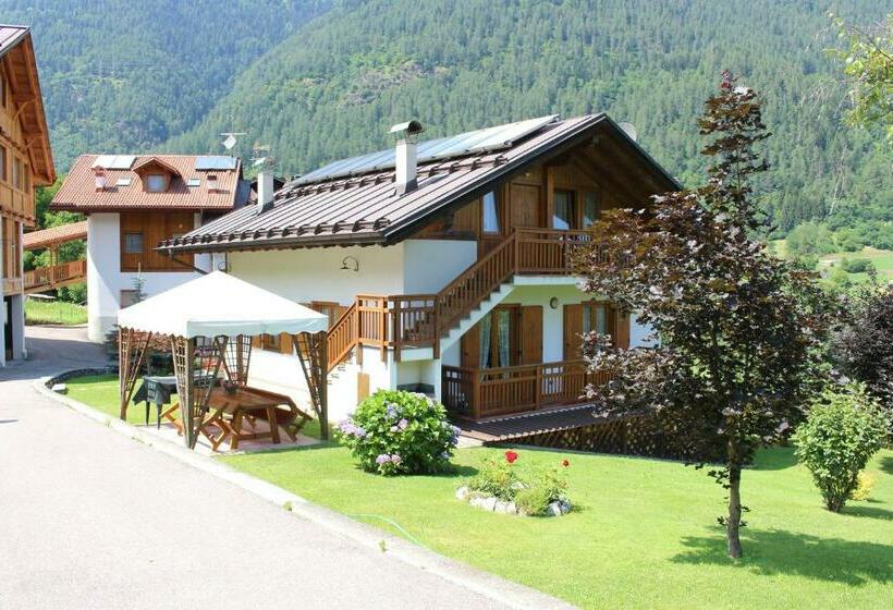 침실 2개 아파트, Villetta Val Di Sole