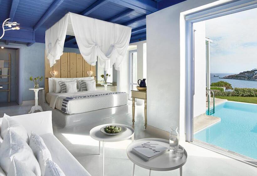 Вилла с 1 спальней и бассейном, Mykonos Blu, A Grecotel Resort To Live