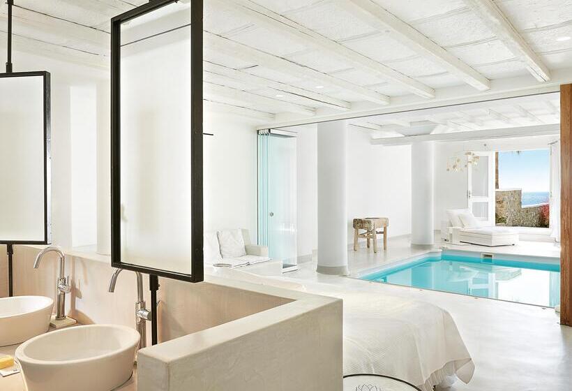 Люкс с Бассейном, Mykonos Blu, A Grecotel Resort To Live