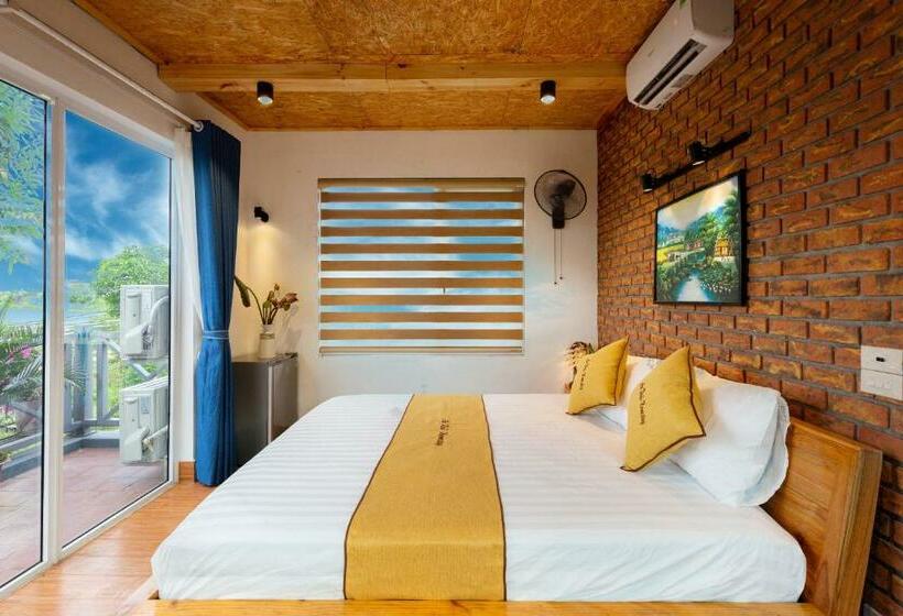 اتاق استاندارد با چشم‌انداز کوهستان, An Thái Homestay And Bar