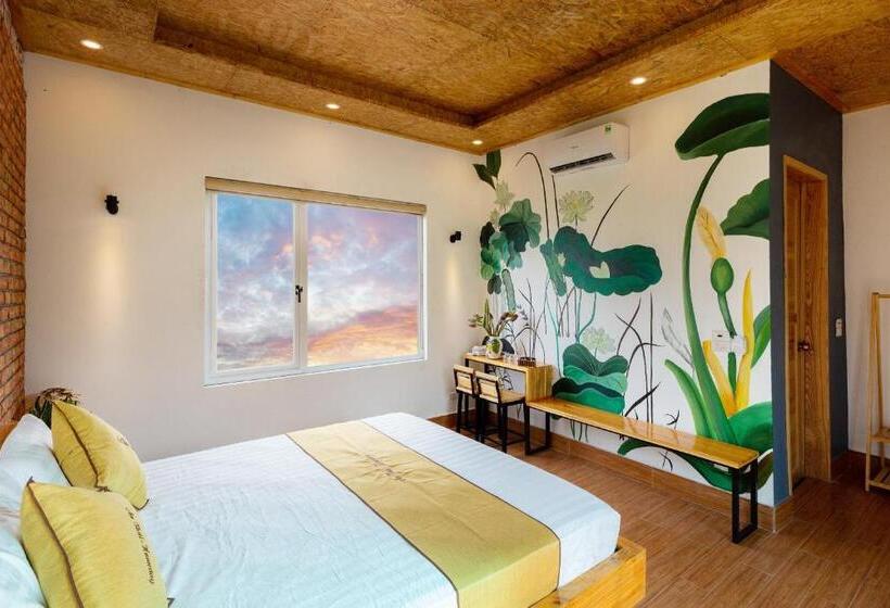 اتاق استاندارد با چشم‌انداز کوهستان, An Thái Homestay And Bar