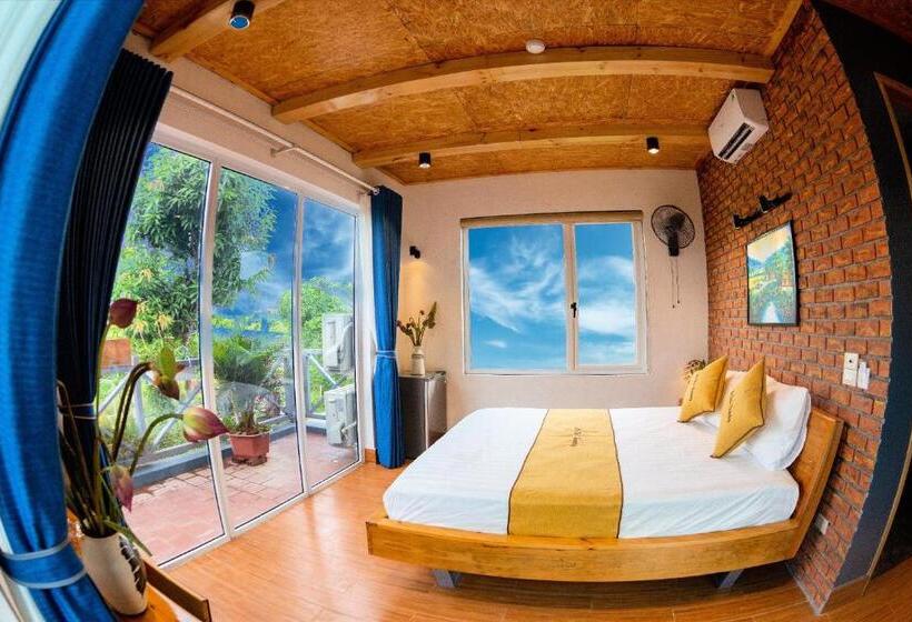 اتاق استاندارد با چشم‌انداز کوهستان, An Thái Homestay And Bar