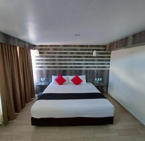 带大床的豪华间, La Estancia Zacatlan