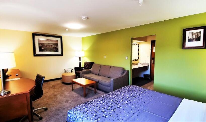 Люкс Кровать Кинг, Travel Inn And Suites  Sikeston Miner I 55 Exit 67