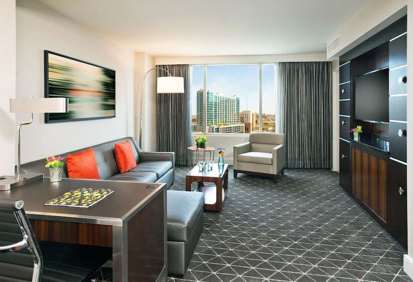 Suite Łóżko King Size, Hilton Nashville Downtown