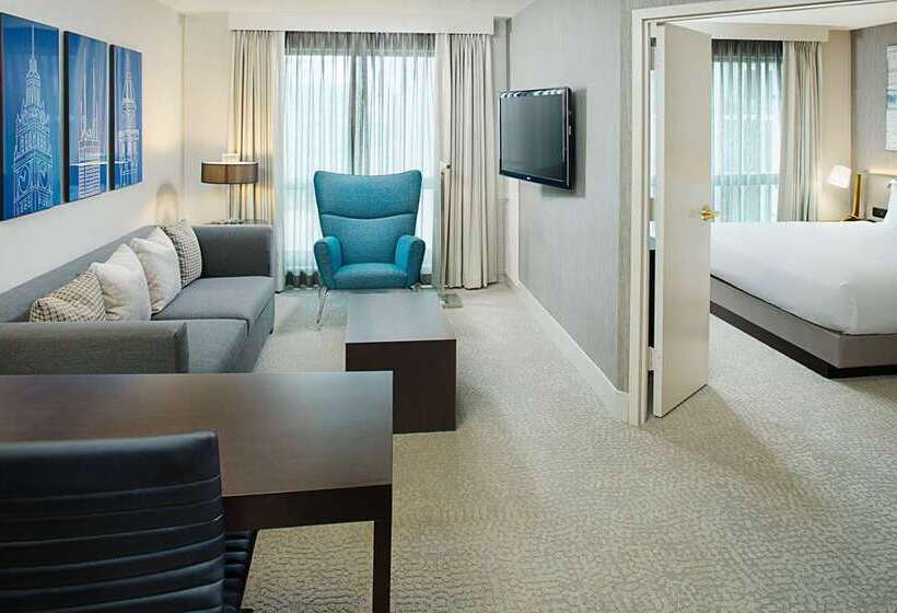 Suite Łóżko King Size, Hilton Nashville Downtown