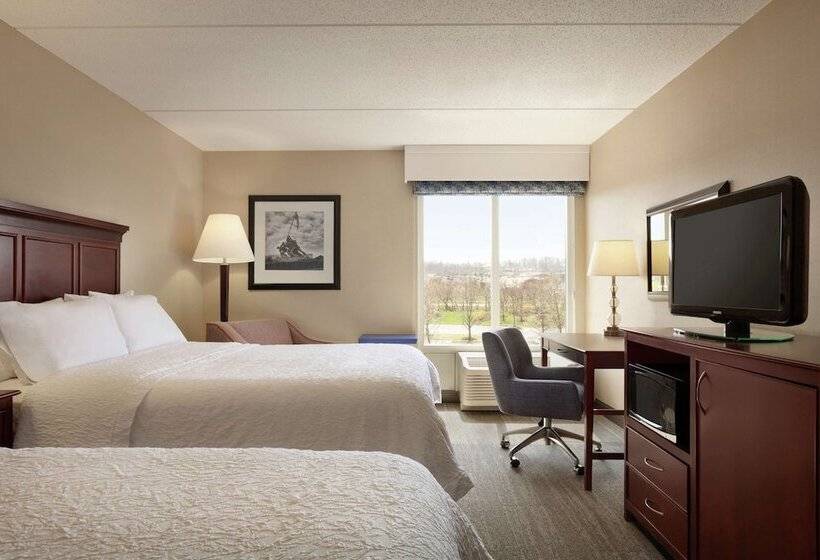 스탠다드 룸 더블 침대 2개, Hampton Inn Dulles Cascades
