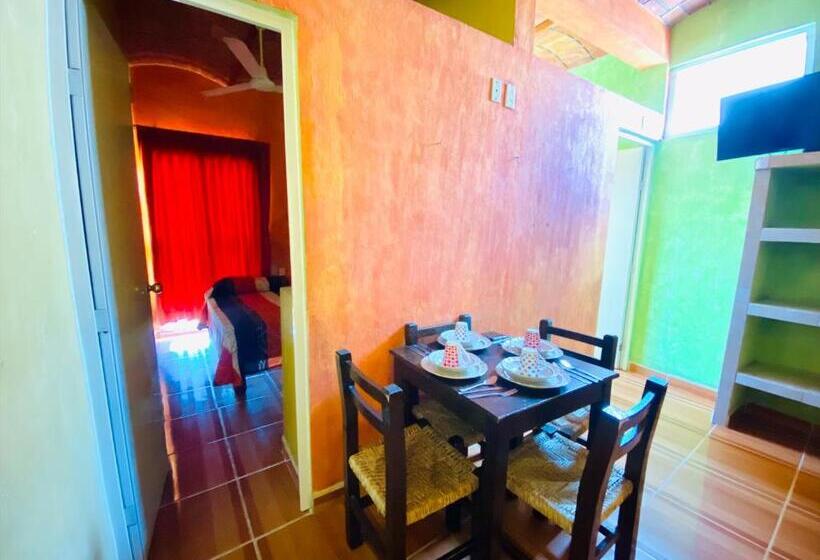 חדר סטנדרט שתי מיטות זוגיות, Bungalows El Rincon De La Riviera