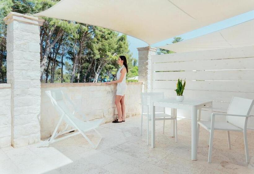 اتاق لوکس با بالکن و چشم‌انداز دریا, San Michele Relais & Spa
