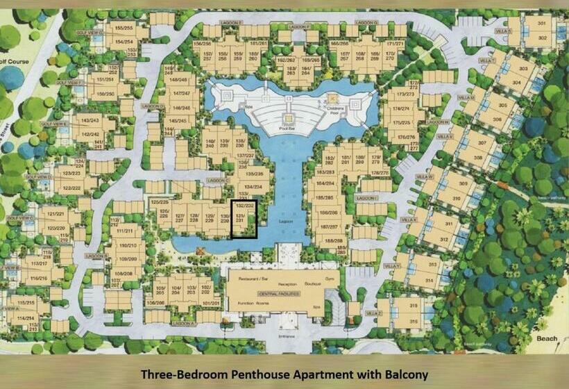 Апартаменты Пентхаус 1 Спальня, Luxury Apartments At Temple Resort And Spa Port Douglas