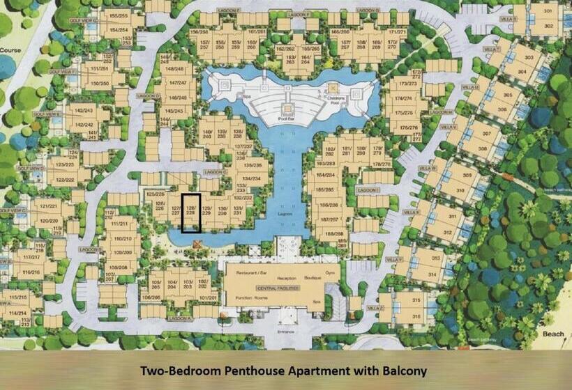 Апартаменты Пентхаус 2 Спальни, Luxury Apartments At Temple Resort And Spa Port Douglas